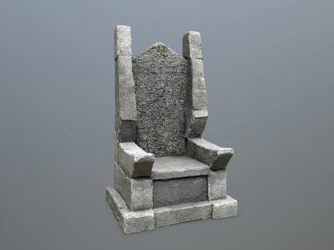 Trono de Pedra Modelo 3D
