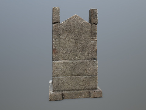 Stone Throne 3D Model