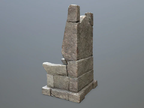 Trono de Pedra Modelo 3D