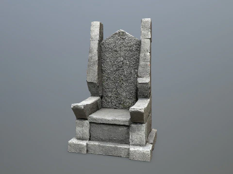 Trono de Pedra Modelo 3D
