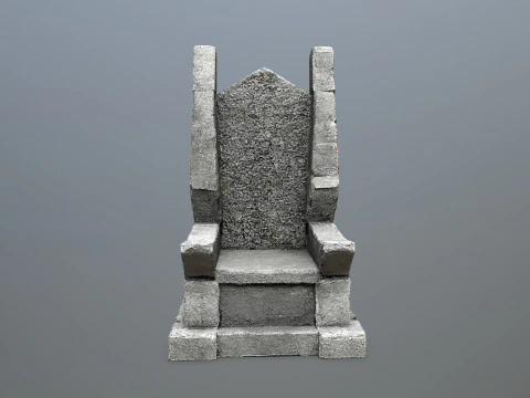 Trono de Pedra Modelo 3D
