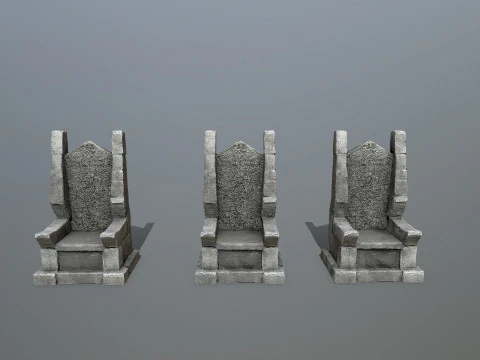 Trono de Pedra Modelo 3D