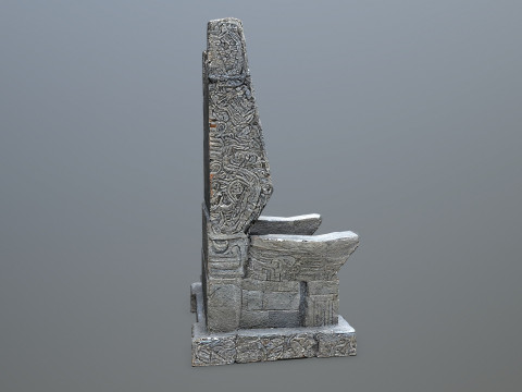Stone Throne 3D-Modell