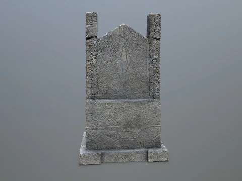 Stone Throne 3D Model