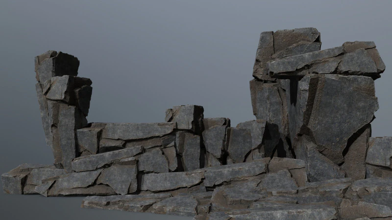 Rocks 3D Model .c4d .max .obj .3ds .fbx .stl .blend 