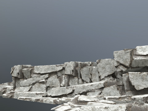 White rocks 3D 모델