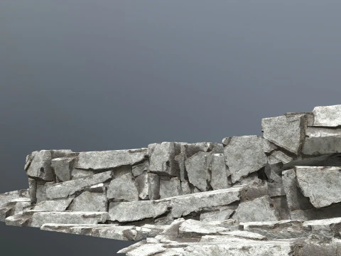 White rocks 3D Model
