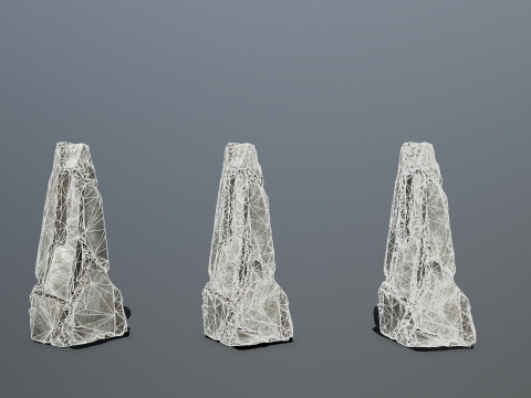 White rocks 3D 모델