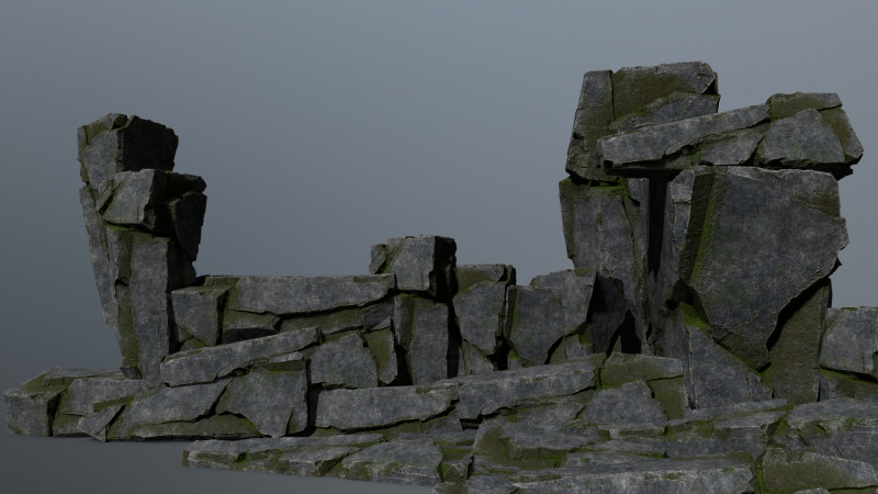 Cliff rocks Modèle 3D .c4d .max .obj .3ds .fbx .stl .blend 