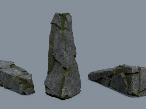 Cliff rocks 3D Model