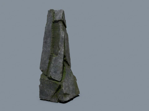 Cliff rocks 3D Model