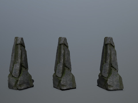 Cliff rocks Modèle 3D