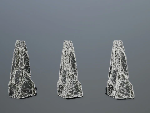 Cliff rocks 3D Model