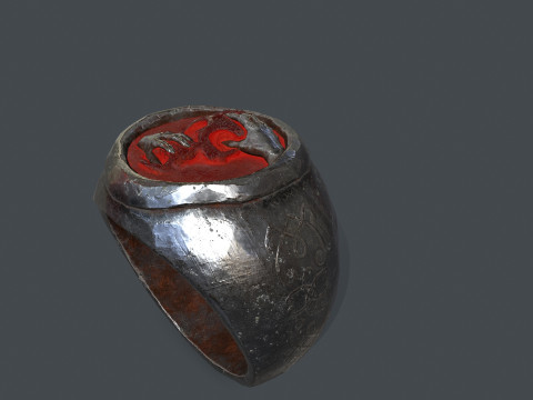 Skull Ring Model 3D