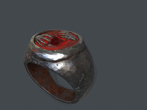 Skull Ring Model 3D