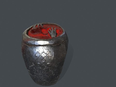 Skull Ring Model 3D