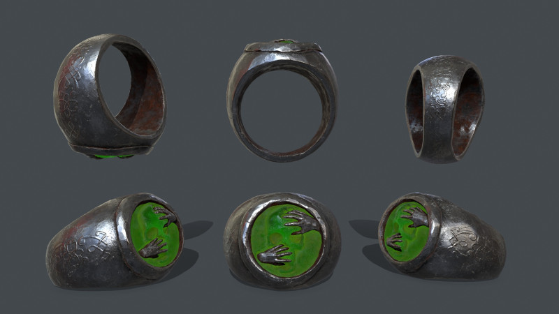 Power ring 3D 模型 .c4d .max .obj .3ds .fbx .stl .blend 