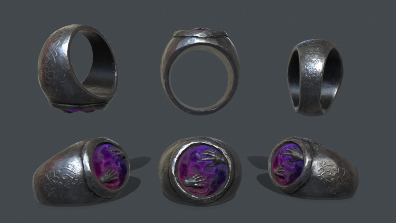 Power ring 3D 模型 .c4d .max .obj .3ds .fbx .stl .blend 