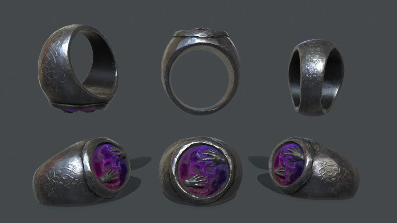 Power ring 3D Model .c4d .max .obj .3ds .fbx .stl .blend 