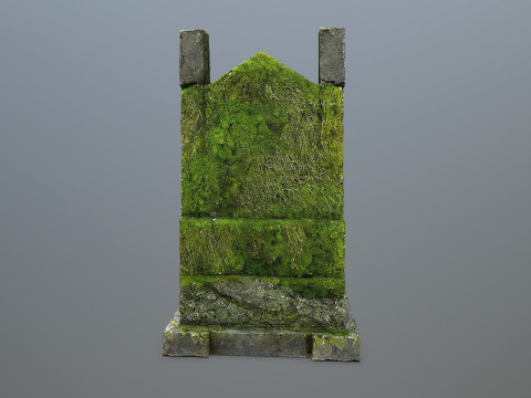 Stone Throne Modello 3D