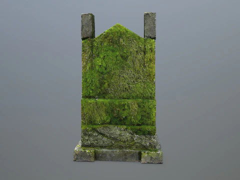 Stone Throne 3D Model