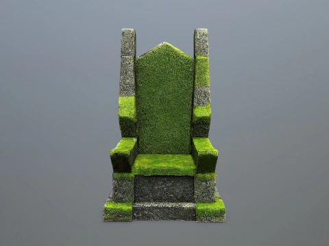 Stone Throne 3D Model