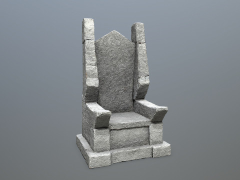 Stone Throne 3D Модель