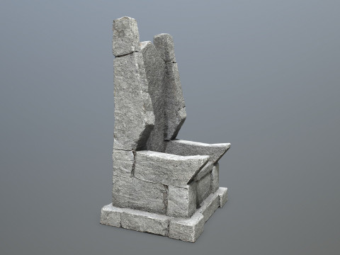 Stone Throne 3D Модель