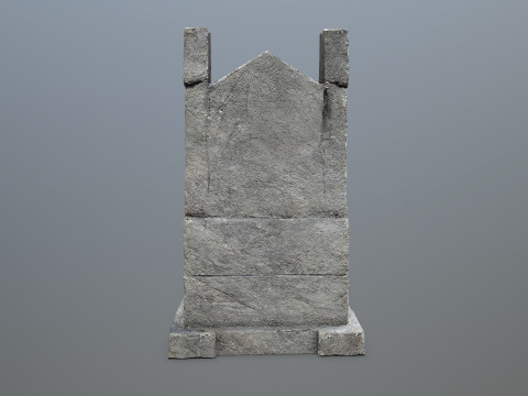 Stone Throne 3D Модель
