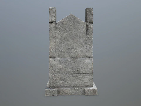 Stone Throne 3D Model