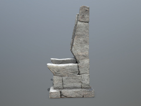 Stone Throne 3D Модель