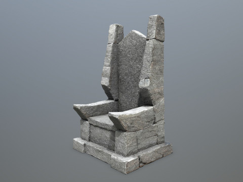 Stone Throne 3D Модель