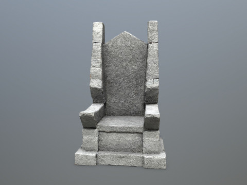 Stone Throne 3D Модель
