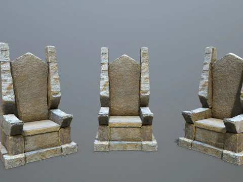 Trono de Pedra Modelo 3D