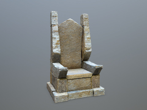Stone Throne 3D मॉडल