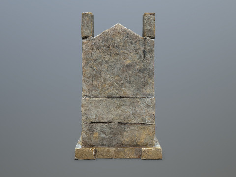 Stone Throne 3D मॉडल