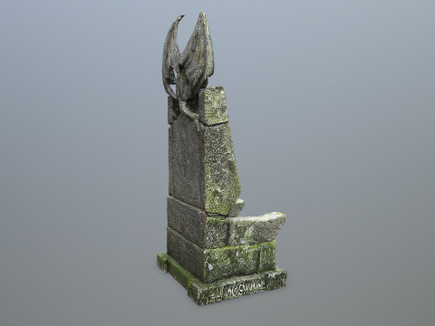 Devil Stone Throne Modelo 3D