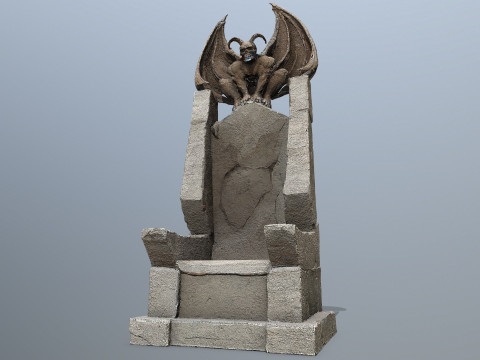 Devil Stone Throne 3Dモデル
