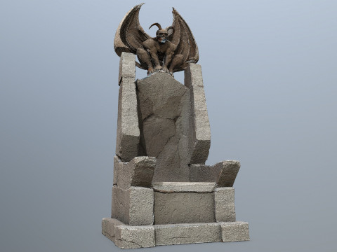 Devil Stone Throne 3Dモデル