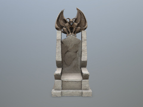 Devil Stone Throne 3Dモデル