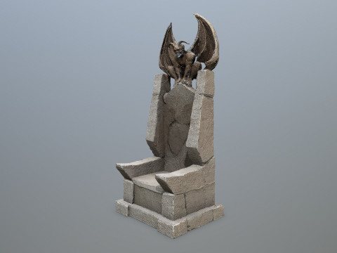 Devil Stone Throne 3Dモデル