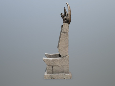 Devil Stone Throne 3Dモデル