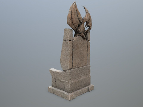 Devil Stone Throne 3Dモデル