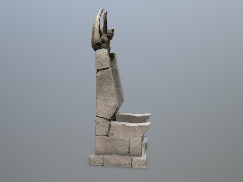 Devil Stone Throne 3Dモデル