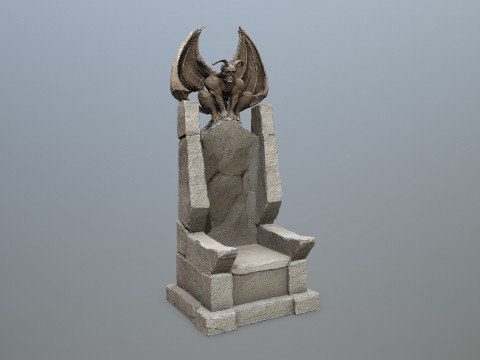 Devil Stone Throne 3Dモデル