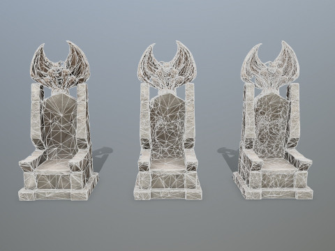 Devil Stone Throne 3Dモデル