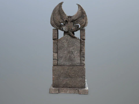 Devil Stone Throne 3D Model