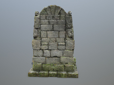 Lion Stone Throne 3D-Modell