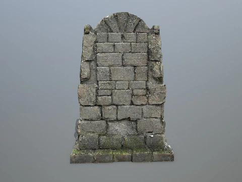 Lion Stone Throne 3D Model