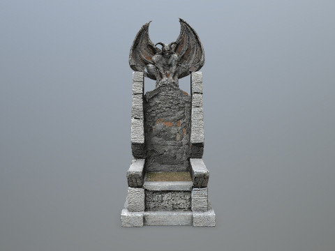 Devil Stone Throne 3D Модель